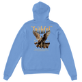 "Guardian of Faith" Blue Christian Hoodie, Bible verse design by Faithful