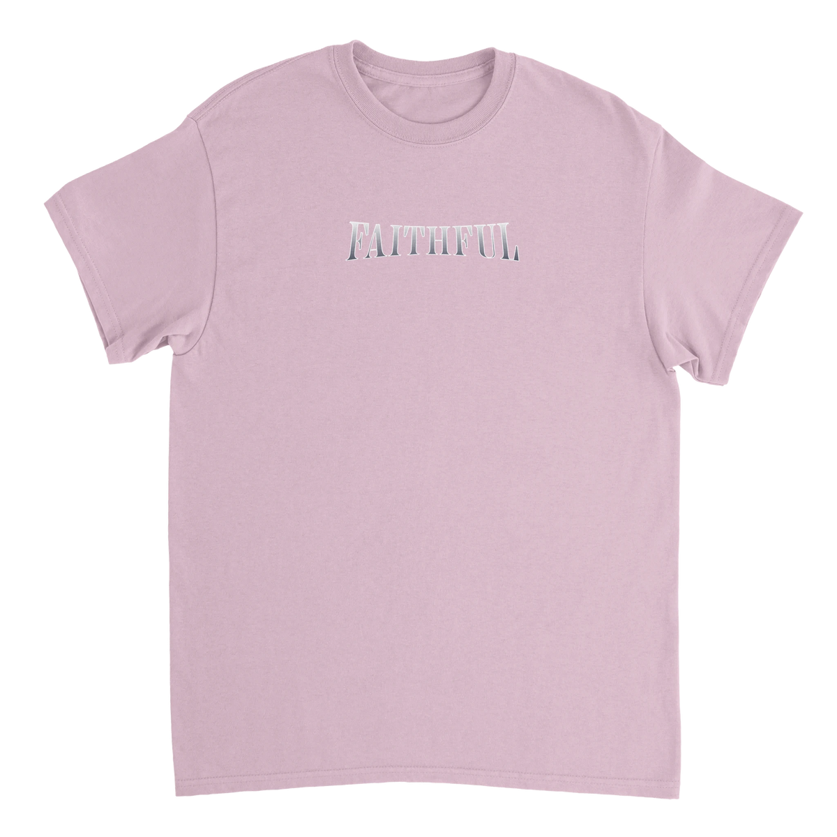 "Angel Archer" Pink Christian T-Shirt, Bible verse design by Faithful – alternate view