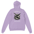 "Sacred Guidance" Orchid Christian Hoodie, Bible verse design by Faithful