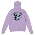 "Target: Love" Orchid Christian Hoodie, Bible verse design by Faithful
