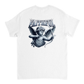 "Target: Love" White Christian T-Shirt, Bible verse design by Faithful