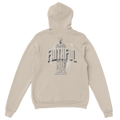 "Monument to Faithfulness" Sand Christian Hoodie, Bible verse design by Faithful