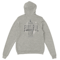 "Monument to Faithfulness" Grey Christian Hoodie, Bible verse design by Faithful