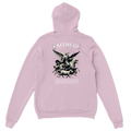 "Sacred Guidance" Pink Christian Hoodie, Bible verse design by Faithful