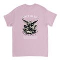 "Sacred Guidance" Pink Christian T-Shirt, Bible verse design by Faithful