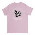 "Flight Through Adversity" Pink Christian T-Shirt, Bible verse design by Faithful