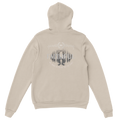 "Light in the Dark" Sand Christian Hoodie, Bible verse design by Faithful
