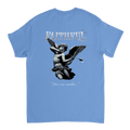 "Angel Archer" Blue Christian T-Shirt, Bible verse design by Faithful
