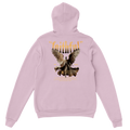 "Guardian of Faith" Pink Christian Hoodie, Bible verse design by Faithful