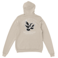 "Flight Through Adversity" Sand Christian Hoodie, Bible verse design by Faithful