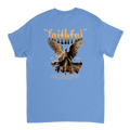 "Guardian of Faith" Blue Christian T-Shirt, Bible verse design by Faithful