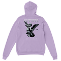 "Angel Archer" Orchid Christian Hoodie, Bible verse design by Faithful